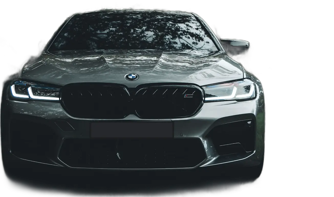 BMW 530e в тёмной студии